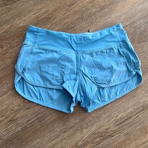 Lululemon Blue Running Shorts